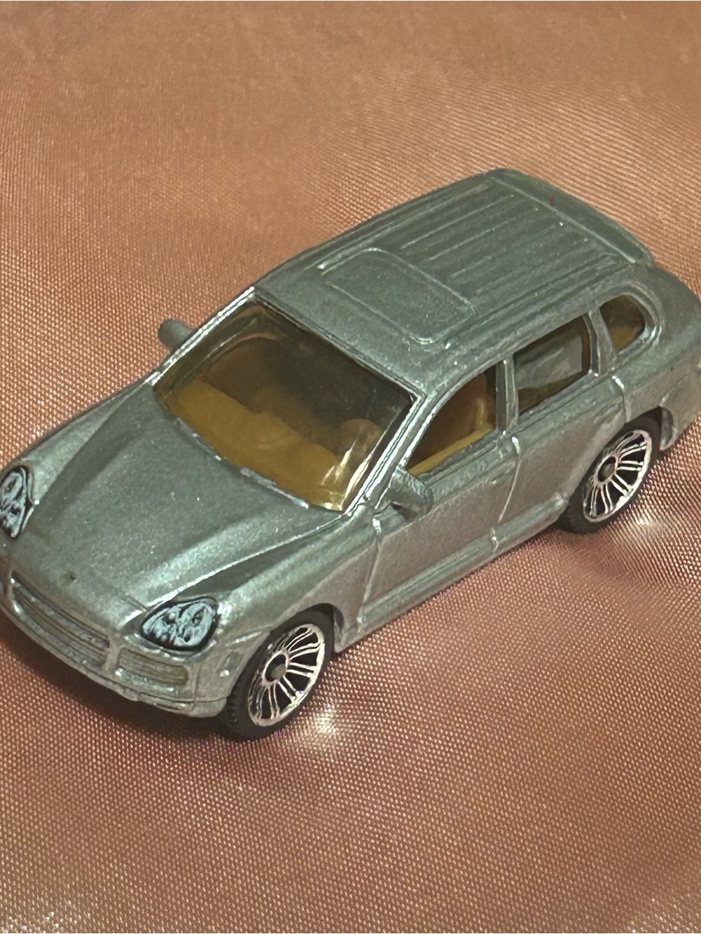 Matchbox Porsche Cayenne Turbo 1:64 Metallic Silver Diecast Toy Car